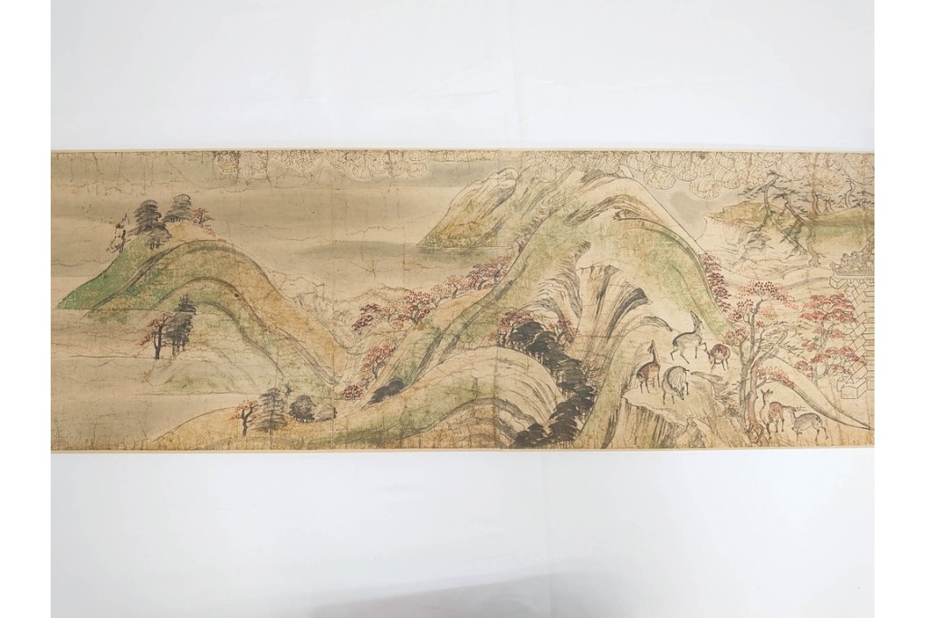 複製　昭和45年　朝護孫子寺　国宝 「信貴山縁起絵巻」  3巻揃　解説書・共箱付き　定価35万円　(R-087195)