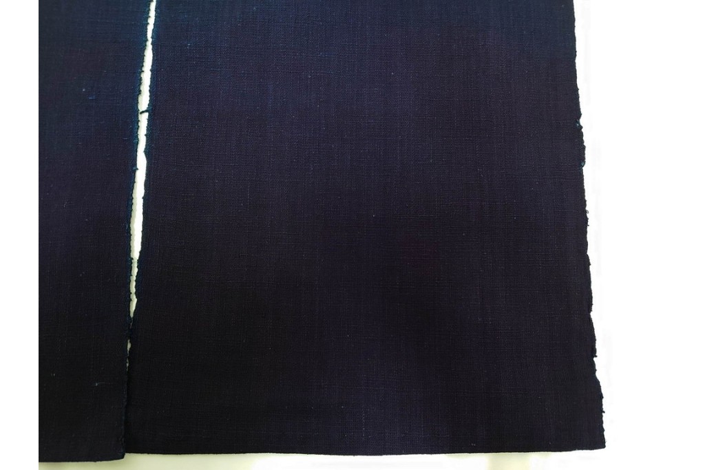 人間国宝　芹沢銈介作　「今ヨリナキニ」　本人作の型絵染のれん　共箱付き　(R-087196)