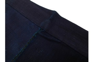 人間国宝　芹沢銈介作　「今ヨリナキニ」　本人作の型絵染のれん　共箱付き　(R-087196)