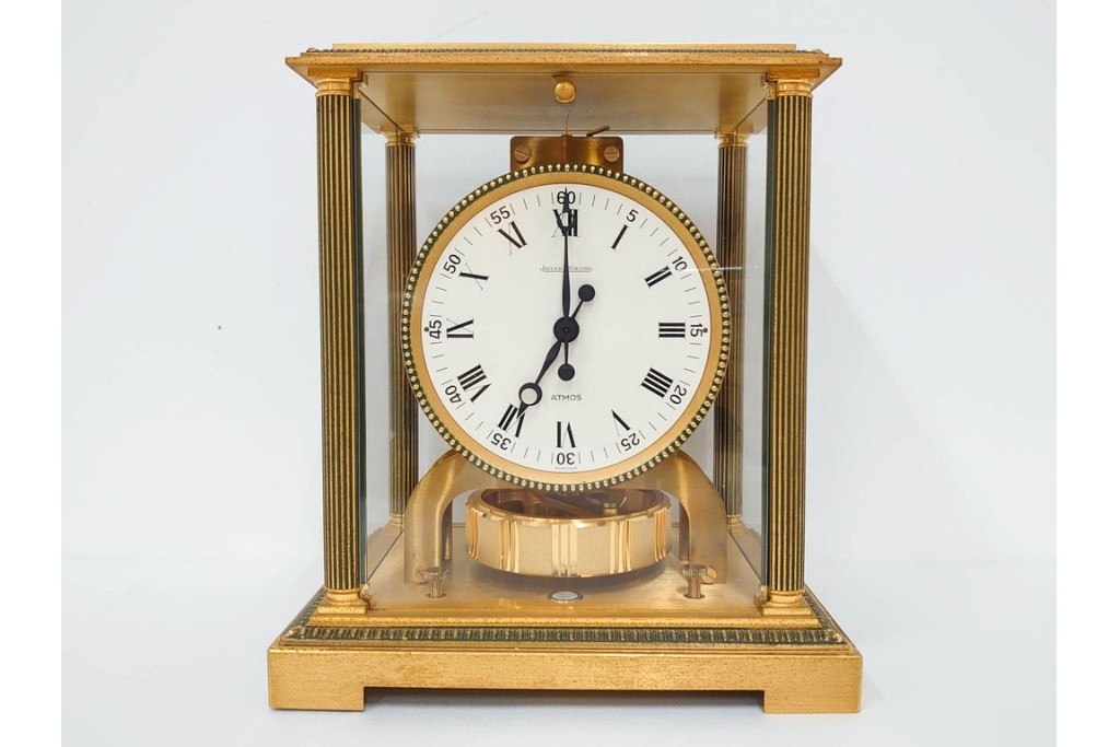 スイス　JAEGER-LECOULTRE(ジャガー・ルクルト)　ATMOS(アトモス)　格調高い佇まいの置時計　(R-087197)