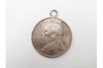 中国・韓国・満州　袁世凱(えんせいがい)の硬貨などを含む古銭74点セット　(R-087199)