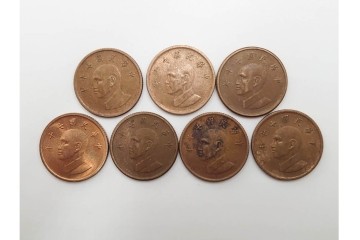 中国・韓国・満州　袁世凱(えんせいがい)の硬貨などを含む古銭74点セット　(R-087199)