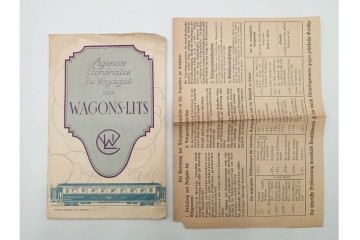 昭和初期　ベルリン・パリ　櫛型印あり　資料・本・領収書・手紙を含む原田謙太郎氏宛のエンタイアセット　(R-087200)