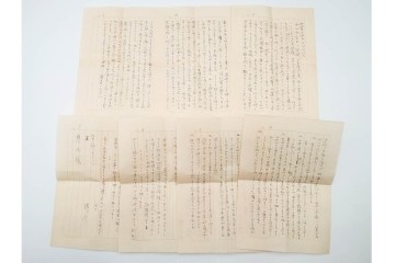 戦前　軍事郵便・航空　中支派遣　細井輝彦氏から親族に宛てたエンタイア7点セット　(R-087201)