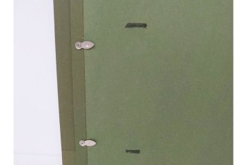 真作　1963年　狩野寿一　油彩　F8号　「ばら」　赤と白の色彩対比が印象的な絵画　(R-087205)