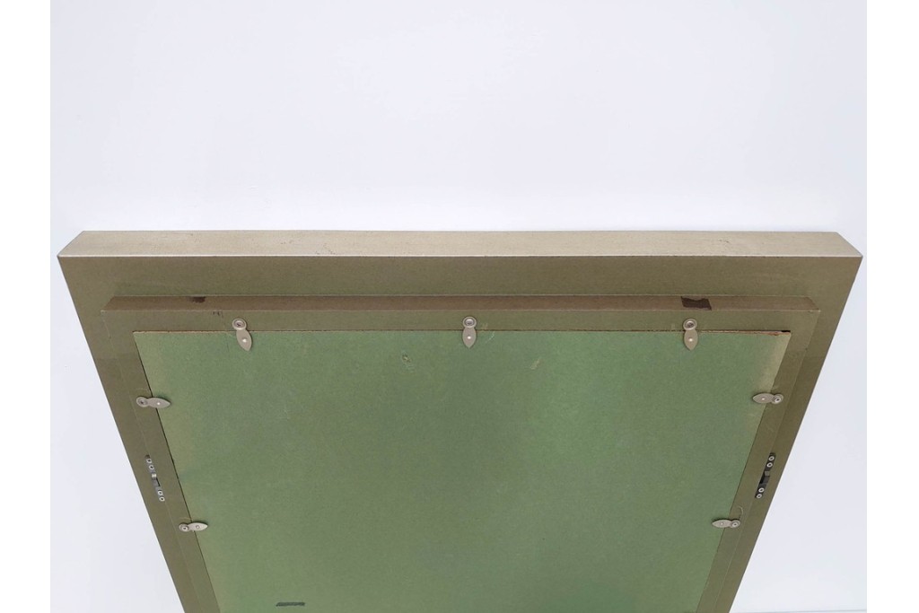 真作　1963年　狩野寿一　油彩　F8号　「ばら」　赤と白の色彩対比が印象的な絵画　(R-087205)