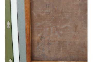 真作　1963年　狩野寿一　油彩　F8号　「ばら」　赤と白の色彩対比が印象的な絵画　(R-087205)