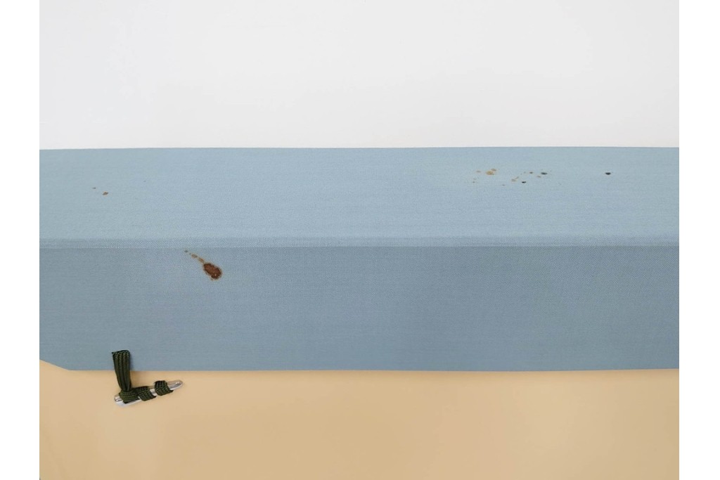 真作　佐々木裕而作　日本画　F6号　「翠靄」　幻想的な白樺林が描かれた絵画　外箱付き　(R-087210)