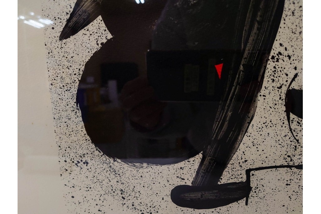 真作　ジョアン・ミロ作　軽快な線と鮮やかな色彩が映えるリトグラフ　(R-087211)