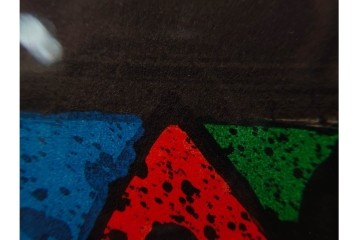 真作　ジョアン・ミロ作　軽快な線と鮮やかな色彩が映えるリトグラフ　(R-087211)