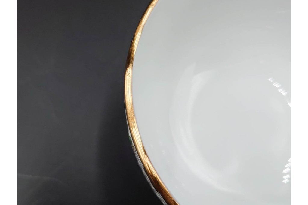 ハンガリー　ヘレンド(HEREND)　 ストロベリーコンポジション　可憐ないちご柄のカップ&ソーサー　(R-087212)