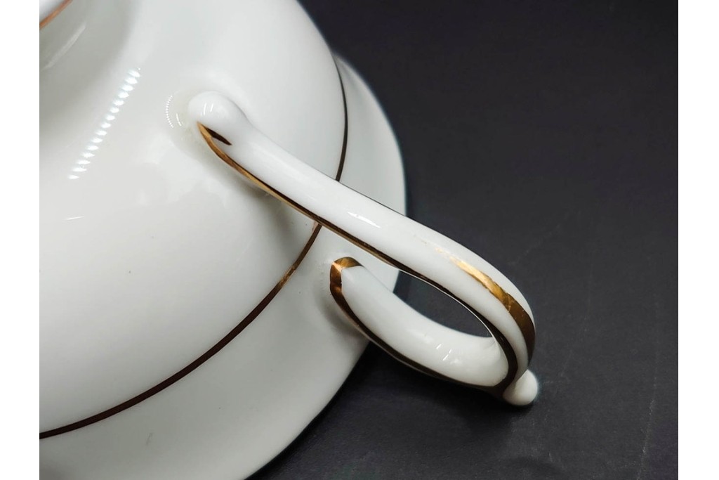 イギリス製　PARAGON(パラゴン)　ピンク　オーキッド(蘭)柄が上品なカップ&ソーサー　(R-087213)