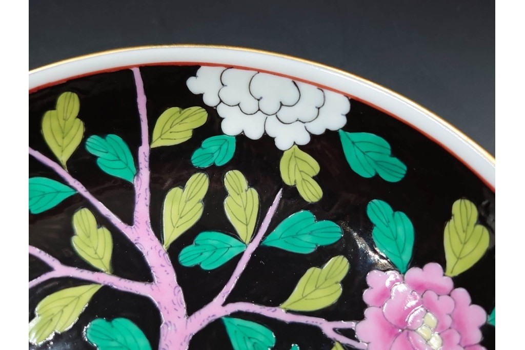 ハンガリー　ヘレンド(HEREND)　マカオシリーズ　シノワズリ　マンダリンの意匠が印象的なカップ&ソーサー　(R-087214)