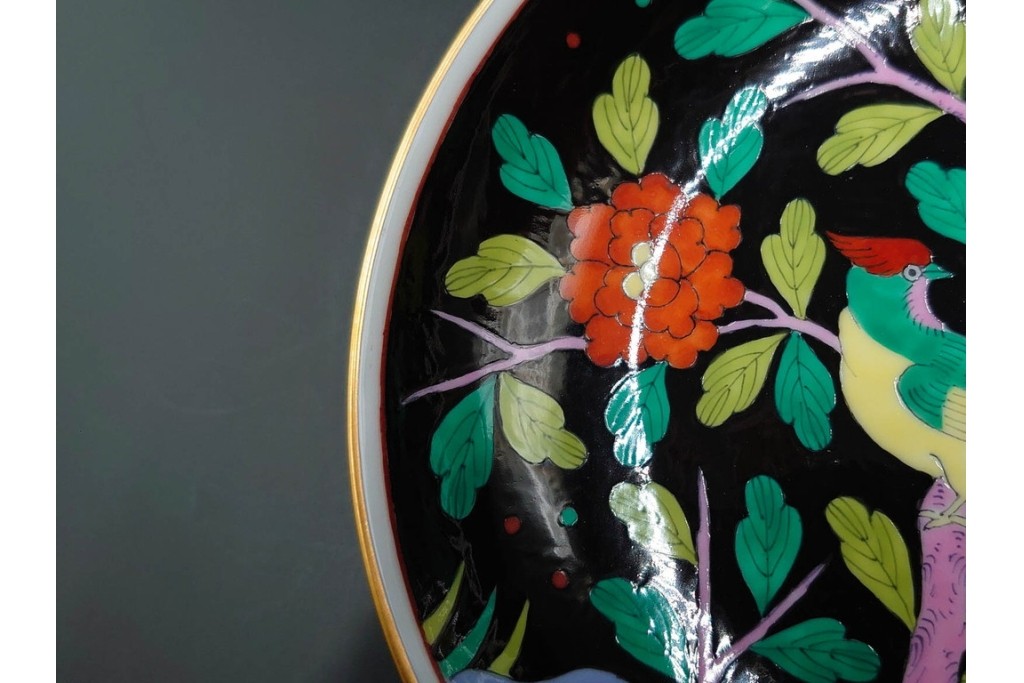 ハンガリー　ヘレンド(HEREND)　マカオシリーズ　シノワズリ　マンダリンの意匠が印象的なカップ&ソーサー　(R-087214)