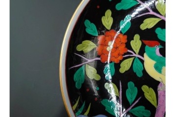 ハンガリー　ヘレンド(HEREND)　マカオシリーズ　シノワズリ　マンダリンの意匠が印象的なカップ&ソーサー　(R-087214)