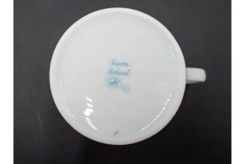 フランス　HERMES(エルメス)　シエスタアイランドシリーズ　彩り豊かな意匠が美しいマグカップ&プレート　(R-087215)