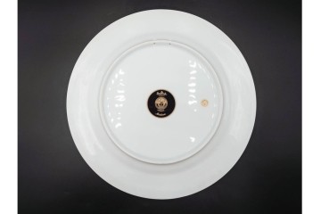 イタリア　VERSACE(ヴェルサーチェ)　Rosenthal(ローゼンタール)　メデューサモチーフのカップ&ソーサー(ロー)・プレートセット　(R-087217)
