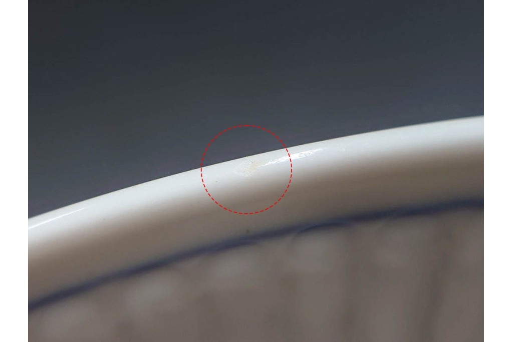 デンマーク製　ROYAL COPENHAGEN(ロイヤルコペンハーゲン)　ブルーフルーテッド プレイン　直径約25cm　上品なプレート2点セット　(R-087218)