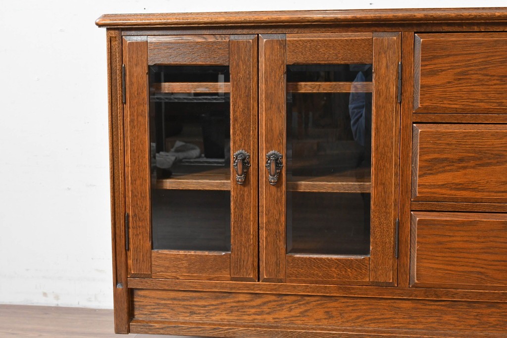 中古　美品　希少な廃番品　三越家具(現カントリーハウス)　Brugge(ブルージュ)　落ち着いたデザインのテレビボード　(R-087224)