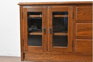 中古　美品　希少な廃番品　三越家具(現カントリーハウス)　Brugge(ブルージュ)　落ち着いたデザインのテレビボード　(R-087224)