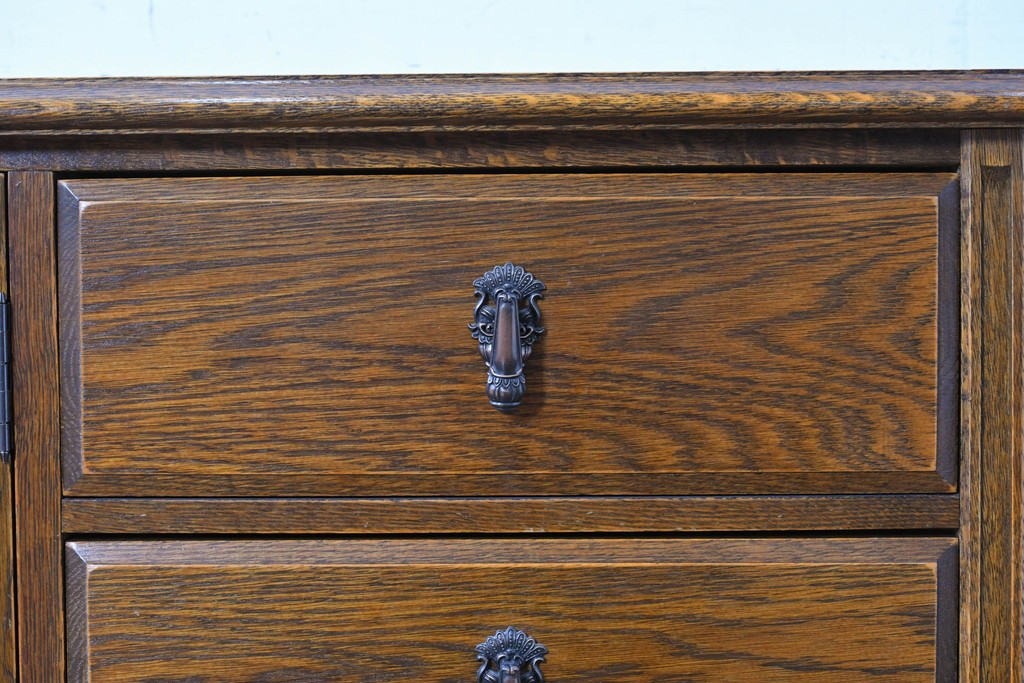 中古　美品　希少な廃番品　三越家具(現カントリーハウス)　Brugge(ブルージュ)　落ち着いたデザインのテレビボード　(R-087224)