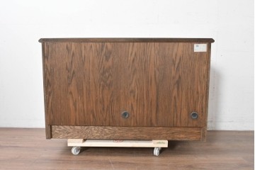 中古　美品　希少な廃番品　三越家具(現カントリーハウス)　Brugge(ブルージュ)　落ち着いたデザインのテレビボード　(R-087224)