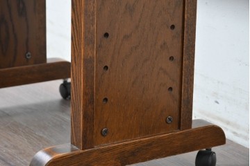 中古　美品　三越家具(現カントリーハウス)　Brugge(ブルージュ)　キャスター付きサイドテーブル　(R-087228)