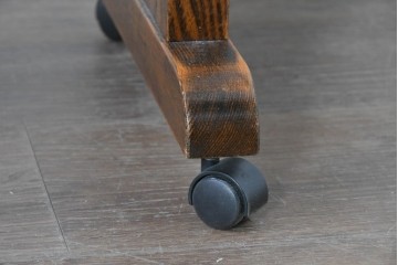 中古　美品　三越家具(現カントリーハウス)　Brugge(ブルージュ)　キャスター付きサイドテーブル　(R-087228)