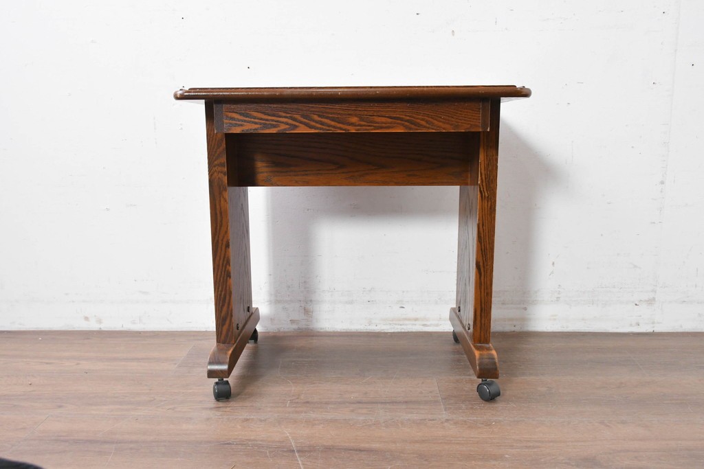 中古　美品　三越家具(現カントリーハウス)　Brugge(ブルージュ)　キャスター付きサイドテーブル　(R-087228)