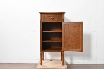 中古　美品　三越家具(現カントリーハウス)　Brugge(ブルージュ)　シンプルながら収納力のあるサイドキャビネット　(R-087229)