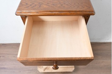 中古　美品　三越家具(現カントリーハウス)　Brugge(ブルージュ)　シンプルながら収納力のあるサイドキャビネット　(R-087229)