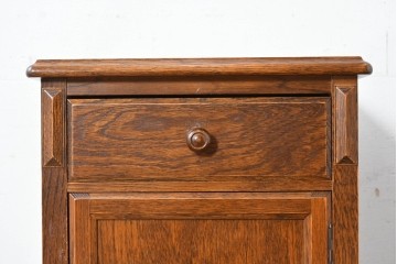 中古　美品　三越家具(現カントリーハウス)　Brugge(ブルージュ)　シンプルながら収納力のあるサイドキャビネット　(R-087229)