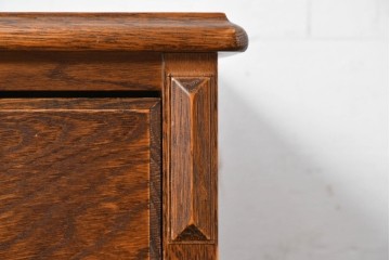 中古　美品　三越家具(現カントリーハウス)　Brugge(ブルージュ)　シンプルながら収納力のあるサイドキャビネット　(R-087229)