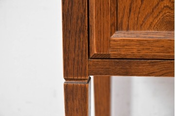 中古　美品　三越家具(現カントリーハウス)　Brugge(ブルージュ)　シンプルながら収納力のあるサイドキャビネット　(R-087229)