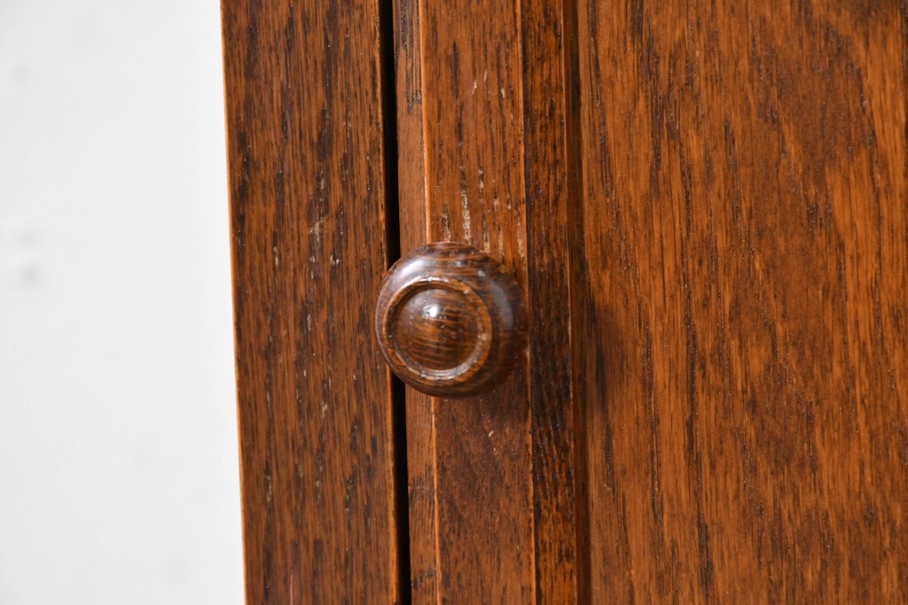 中古　美品　三越家具(現カントリーハウス)　Brugge(ブルージュ)　シンプルながら収納力のあるサイドキャビネット　(R-087229)