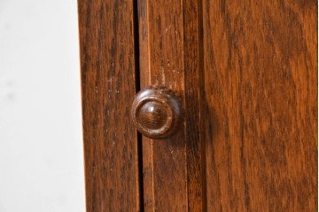 中古　美品　三越家具(現カントリーハウス)　Brugge(ブルージュ)　シンプルながら収納力のあるサイドキャビネット　(R-087229)