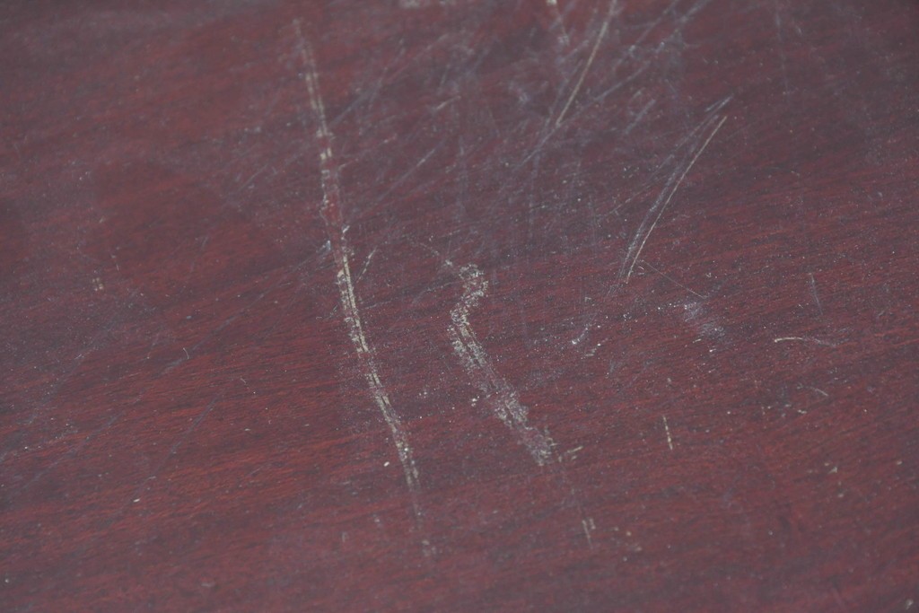 アメリカヴィンテージ　猫脚の引き出し付きナイトテーブル　(R-087230)