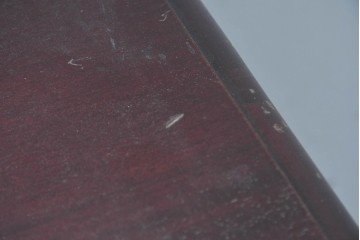 アメリカヴィンテージ　猫脚の引き出し付きナイトテーブル　(R-087230)