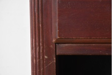 アメリカヴィンテージ　猫脚の引き出し付きナイトテーブル　(R-087230)