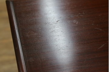 アメリカヴィンテージ　猫脚の引き出し付きナイトテーブル　(R-087230)