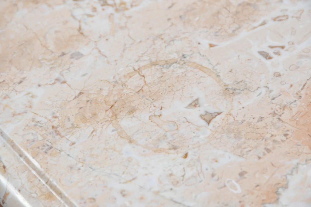 中古　美品　三越家具(現カントリーハウス)　Brugge(ブルージュ)　楢(ナラ)材　天板大理石　上品な大理石天板のクラシックチェスト　(R-087233)