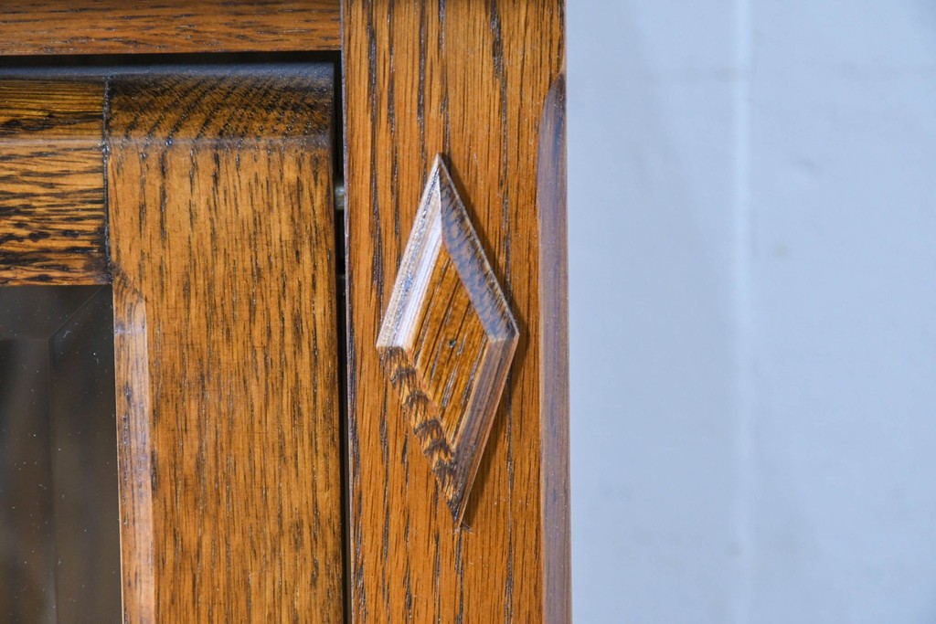 中古　三越家具(現カントリーハウス)　Brugge(ブルージュ)　フラップ扉の3段ブックケース　(R-087234)