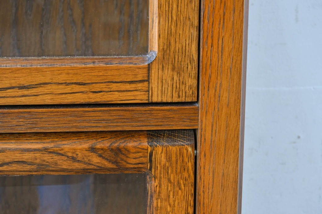 中古　三越家具(現カントリーハウス)　Brugge(ブルージュ)　フラップ扉の3段ブックケース　(R-087234)