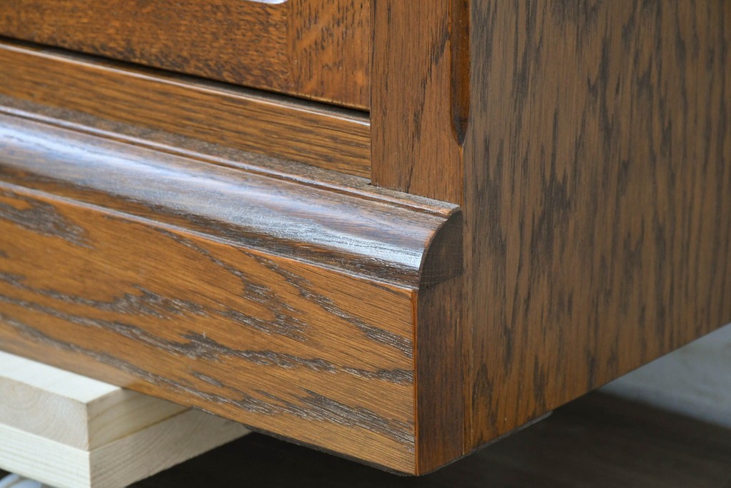 中古　三越家具(現カントリーハウス)　Brugge(ブルージュ)　フラップ扉の3段ブックケース　(R-087234)