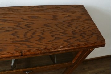 中古　三越家具　COUNTRY HOUSE(カントリーハウス)　Brugge(ブルージュ)　フラップ扉の3段ブックケース　(R-087234)