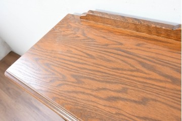 中古　希少な廃番品!　三越家具(現カントリーハウス)　Brugge(ブルージュ)　アーチガラス扉と装飾金具が美しいキャビネット　(R-087235)