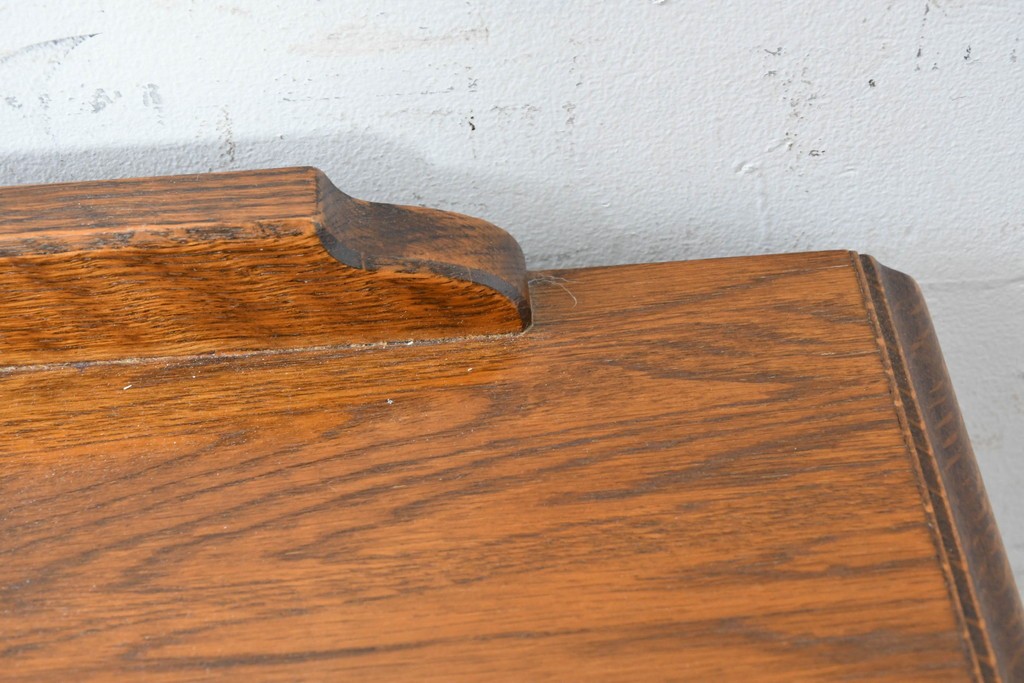 中古　希少な廃番品!　三越家具(現カントリーハウス)　Brugge(ブルージュ)　アーチガラス扉と装飾金具が美しいキャビネット　(R-087235)