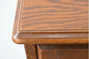 中古　希少な廃番品!　三越家具(現カントリーハウス)　Brugge(ブルージュ)　アーチガラス扉と装飾金具が美しいキャビネット　(R-087235)