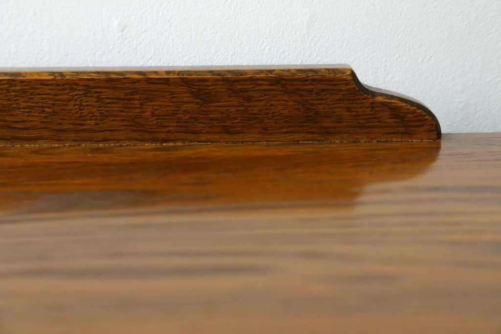 中古　希少な廃番品!　三越家具　COUNTRY HOUSE(カントリーハウス)　Brugge(ブルージュ)　アーチガラス扉と装飾金具が美しいサイドボードキャビネット　(R-087235)