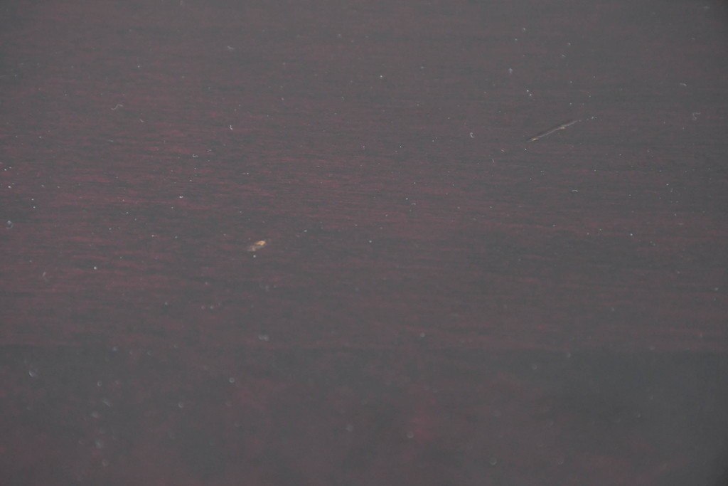 中古　国産職人手作り　深みのある赤褐色の木色が美しいライティングビューロー (R-087236)